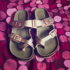 WORN ONCE Wonder Nation sandals. Girls Size 2